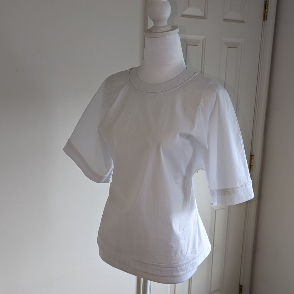 COS white cotton blouse - NWOT size 36